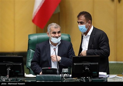 علی نیکزاد نایب رئیس مجلس شورای اسلامی در جلسه علنی مجلس شورای اسلامی