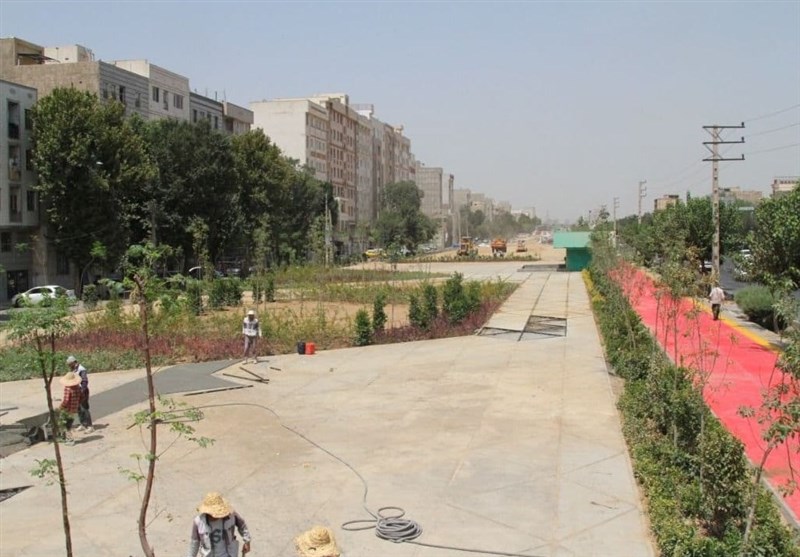 تسریع در فاز دوم پروژه احداث باغ راه حضرت فاطمه زهرا(س)