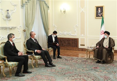  وزیر خارجه ترکیه با رئیسی دیدار کرد 
