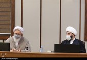 حجت‌الاسلام محمد قمی رئیس سازمان تبلیغات اسلامی در جلسه شورای سیاستگذاری کانون‌های فرهنگی و هنری مساجد کشور در دولت سیزدهم