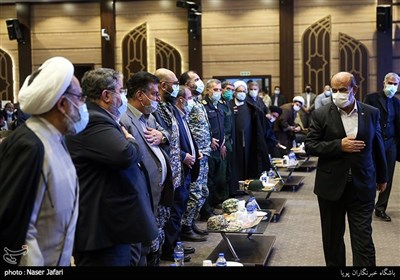 رستم قاسمی وزیر راه‌وشهرسازی در دهمین یادواره شهید حسن طهرانی مقدم