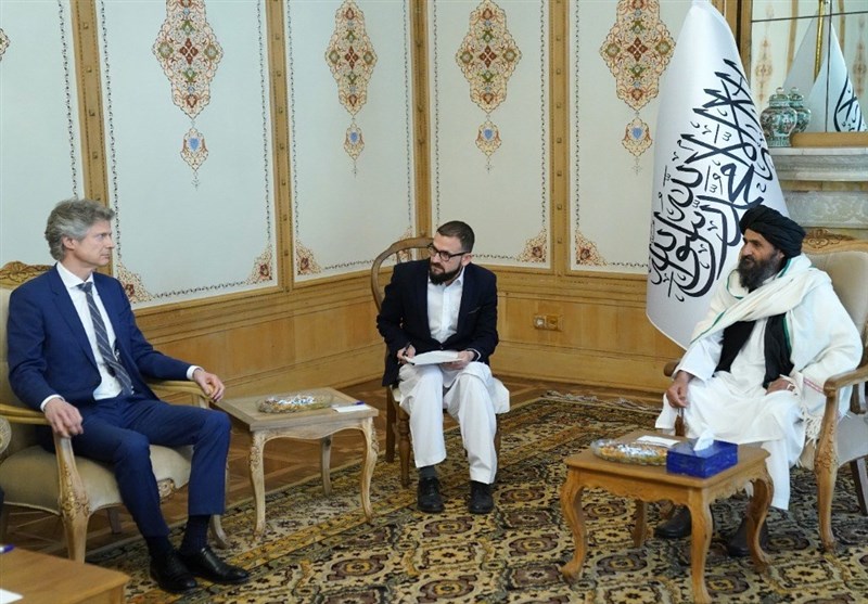 هشدار معاون نخست وزیر طالبان در دیدار با نمایندگان آلمان و هلند درباره اقدامات آمریکا