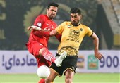 لیگ برتر فوتبال| تساوی سپاهان و تراکتور در نیمه اول
