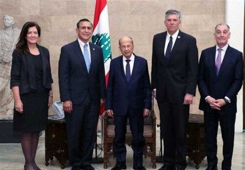 دیدار هیئت کنگره آمریکا با میشل عون و میقاتی در بیروت