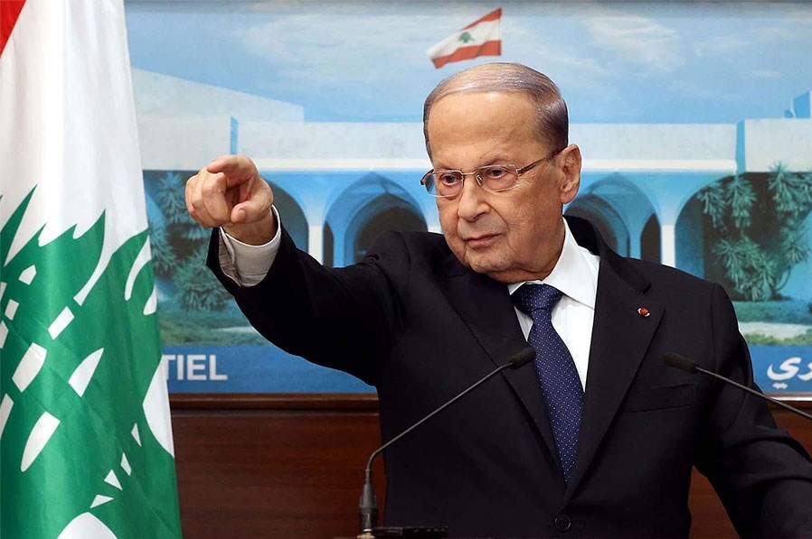میشل عون: از حقوق دریایی لبنان دست نمی‌کشیم/ تلاش برای حل بحران با عربستان ادامه دارد
