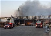 آتش سوزی در شمال فلسطین اشغالی مخازن آمونیاک را در خطر انفجار قرار داد+فیلم