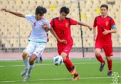 پیروزی تیم فوتبال نوجوانان ایران مقابل افغانستان