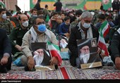 همایش حماسه حضور بسیجیان استان خراسان شمالی در بجنورد به روایت تصاویر
