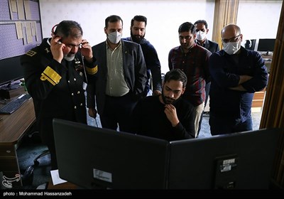 بازدید امیر دریادار شهرام ایرانی فرمانده نیروی دریایی ارتش از سرویس صوت و فیلم خبرگزاری تسنیم