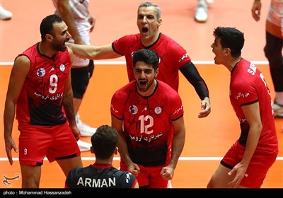 دیدار تیم های والیبال پیکان تهران و شهرداری ارومیه
