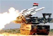 پدافند هوایی سوریه 10 موشک صهیونیستی را مورد هدف قرار داد