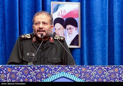 سخنرانی سردار غلامرضا سلیمانی رئیس سازمان بسیج در نماز جمعه تهران