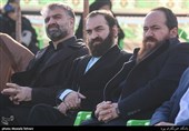 حضور فرزندان دانشمند شهید محسن فخری زاده در آیین رونمایی از اِلمان این شهید در آبسرد،دماوند