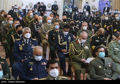 دیدار وابستگان نظامی خارجی مقیم تهران با امیر ایرانی