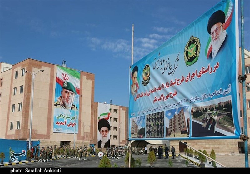 پروژه 396 واحدی مسکن ارتش جمهوری اسلامی ایران در شهر کرمان افتتاح شد+ تصاویر