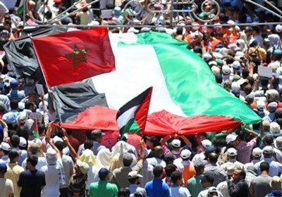مظاهرات حاشدة في المغرب ضد التطبيع مع الكيان الصهيوني
