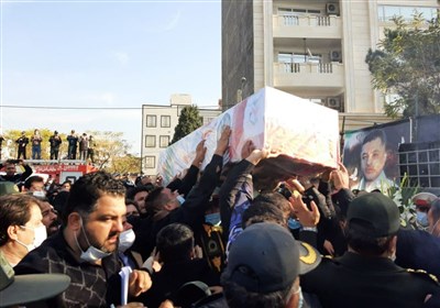 تشییع باشکوه پیکر مطهر شهید مدافع امنیت در رباطکریم/ پیکر شهید «امین سعیدی» در آرامگاه ابدی آرام گرفت