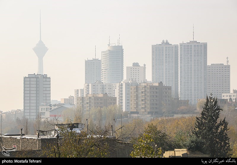 جولان آلودگی هوا در تهران/ 12 ایستگاه سنجش آلودگی در وضعیت قرمز!