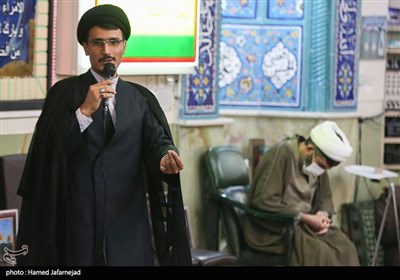 سخنرانی حجت الاسلام حسینی در مراسم گرامیداشت شهدای تیپ فاطمیون