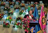 کنگره ۳۰۰۰ شهید استان ایلام| استاندار ایلام: حرکت در مسیر ولایت و شهدا تضمین امنیت کشور است