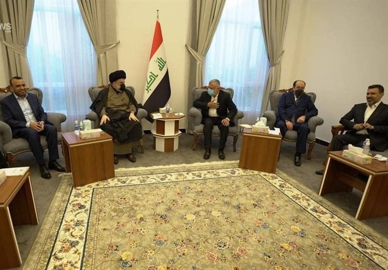 عراق|نشست مهم در منزل العامری با حضور مقتدی صدر
