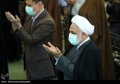 حجت الاسلام محسنی ازه ای رئیس قوه قضائیه در نماز جمعه تهران