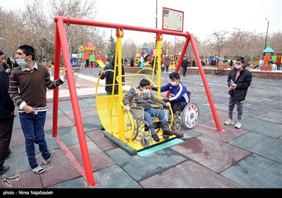 آیین بهر برداری از فضاهای تفریحی ورزشی ویژه معلولین