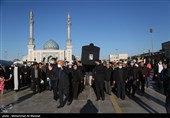 تشییع پیکر آیت‌الله سید رضی شیرازی در قم
