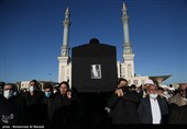 تشییع پیکر آیت‌الله سید رضی شیرازی در قم