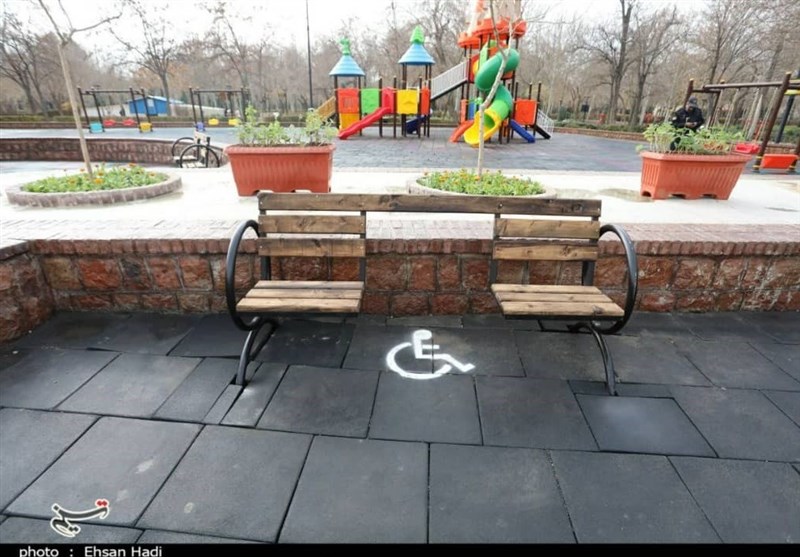 اولین پارک‌های مناسب‌سازی کودکان معلول در مشهد رونمایی شد + فیلم
