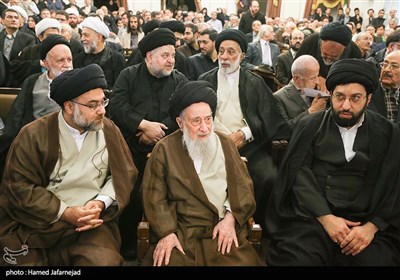 حجت الاسلام سیدمیثم خامنه ای و آیت الله سید رضی شیرازی