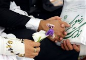 جشن ازدواج 150 زوج مهاجر محروم در حرم مطهر رضوی برگزار شد