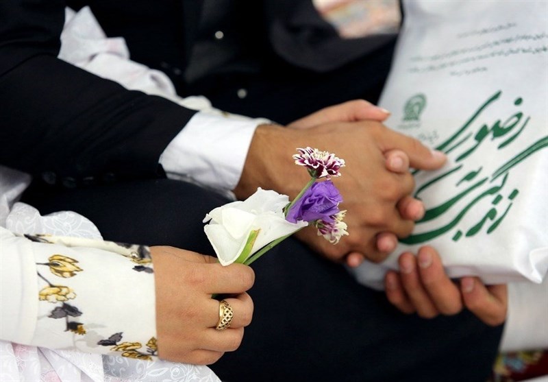 جشن ازدواج 150 زوج مهاجر محروم در حرم مطهر رضوی برگزار شد