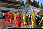 دیدار تیمهای فوتبال فجر سپاسی شیراز و فولاد خوزستان