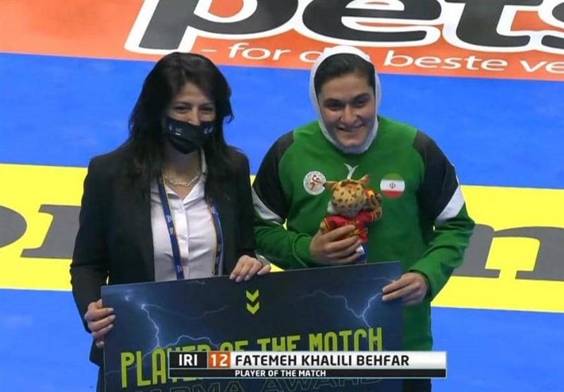 Iran Handball Goalkeeper Khalili Named Player of Match