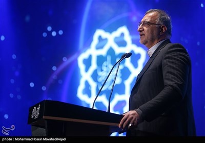 علیرضا زاکانی شهردار تهران در همایش آینده روشن آئین بزرگداشت روز دانشجو