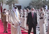 استقبال رسمی امیر قطر از اردوغان
