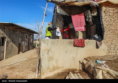 توزیع گوشت گرم در بین نیازمندان در مناطق محروم گرگان