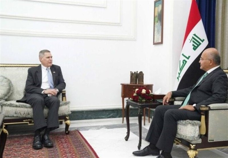 رایزنی برهم صالح با سفیر آمریکا در عراق