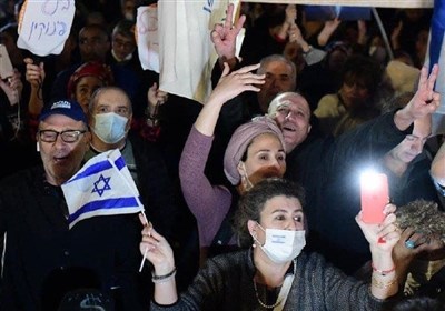  تظاهرات ۲۰ هزار نفری علیه نخست وزیر رژیم اسرائیل در تل‌آویو 