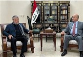 رایزنی رئیس جمهور عراق با رئیس ائتلاف الفتح
