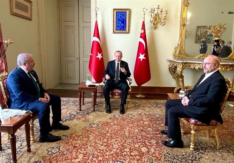 جزئیات دیدار قالیباف و اردوغان/ تاکید بر توسعه روابط ایران و ترکیه