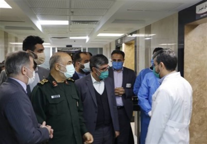 افتتاح پروژه‌های جدید بیمارستان بقیه الله با حضور فرمانده کل سپاه