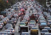 ترافیک آزادراه کرج ـ تهران &quot;سنگین&quot; است