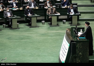 سخنرانی سید ایراهیم رئیسی رئیس جمهور در مجلس شورای اسلامی