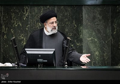سخنرانی سید ایراهیم رئیسی رئیس جمهور در مجلس شورای اسلامی