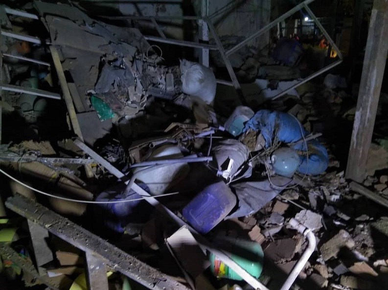 14000921205513668242602810 - 2 کشته و خسارات به چند ساختمان و خودرو بر اثر انفجار شدید در خیابان قلعه مرغی + فیلم و تصاویر