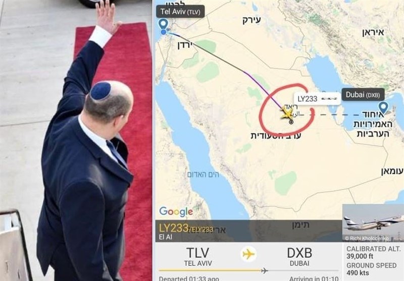 ورود نخست وزیر اسرائیل به امارات/ چرا هواپیمای بنت از فراز ریاض به ابوظبی رفت؟