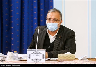 علیرضا زاکانی شهردار تهران در جلسه شورای عالی مدیریت بحران کشور 