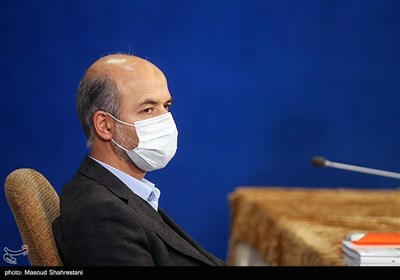 علی اكبرمحرابيان وزیر نیرو در در جلسه شورای عالی مدیریت بحران کشور 